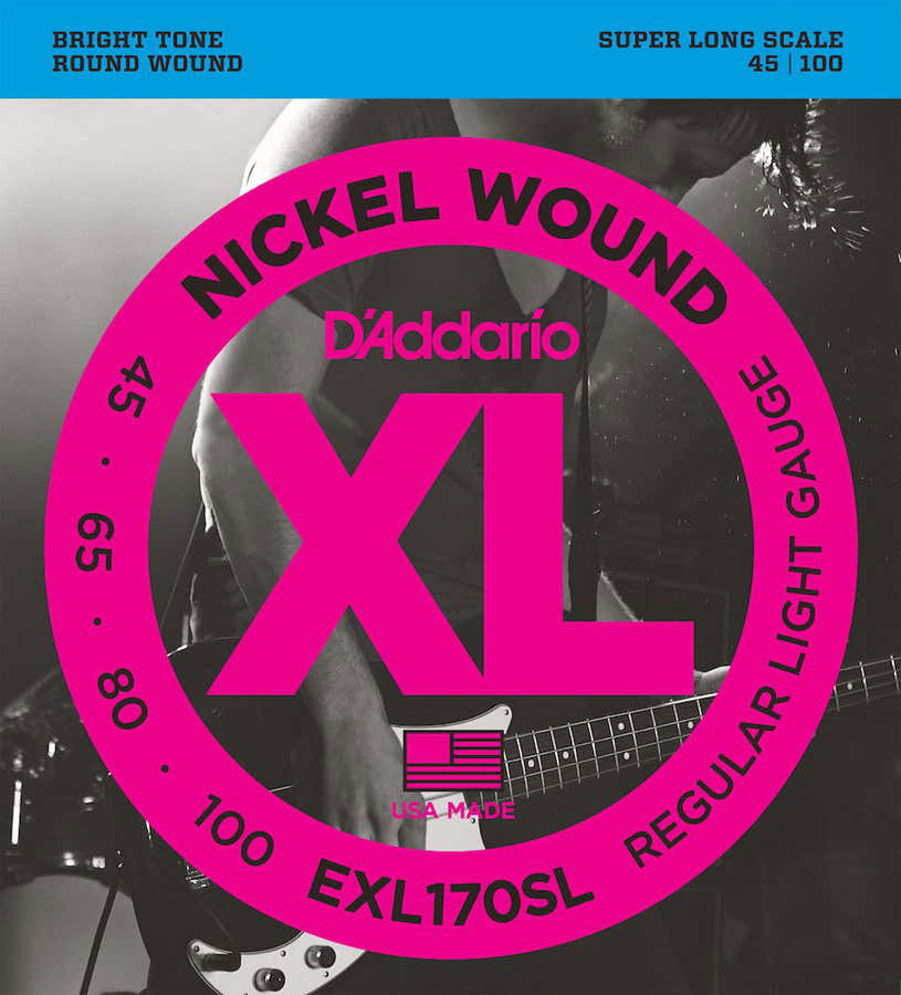 EXL170sl Nikkel omwonden extra lange mensuur licht 45-100