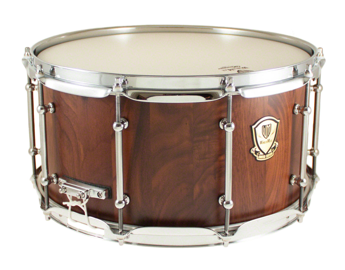 AM-W7014WSH - STAVE WALNUT 14" X 7" SNARE DRUM