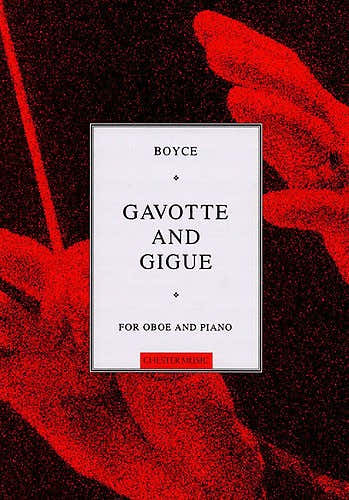 Chester Music WILLIAM BOYCE - GAVOTTE AND GIGUE FOR OBOE AND PIANO - OBOE