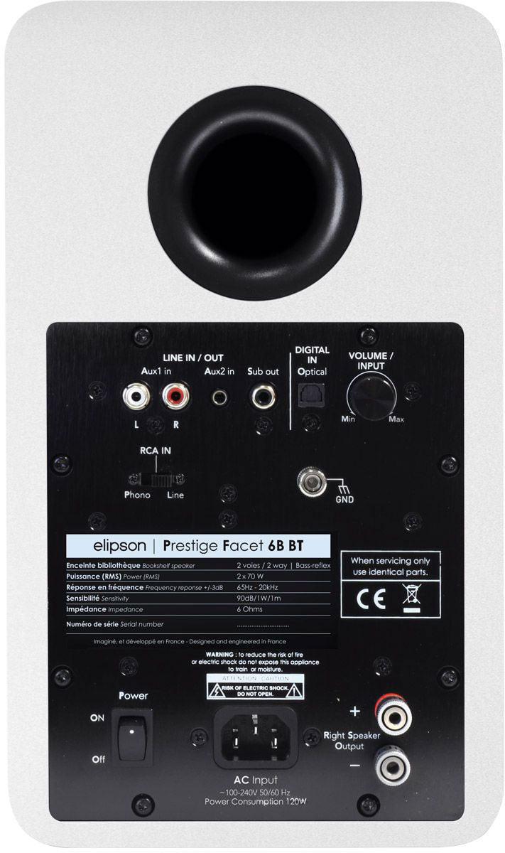 Prestige Facet 6B Phono BT Wit