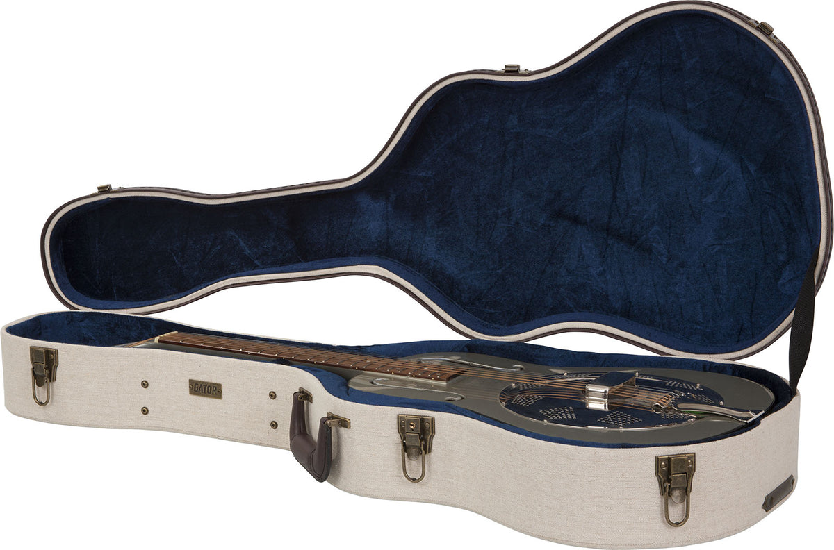 Deluxe houten koffer voor Journeyman Resonator Beige - GW