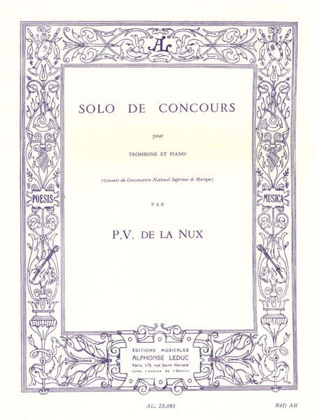 Solo de Concours pour trombone et piano