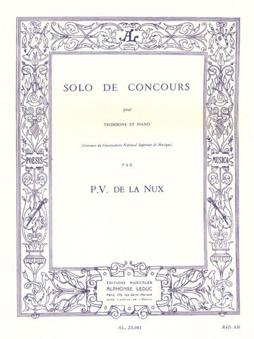 Solo de Concours pour trombone et piano