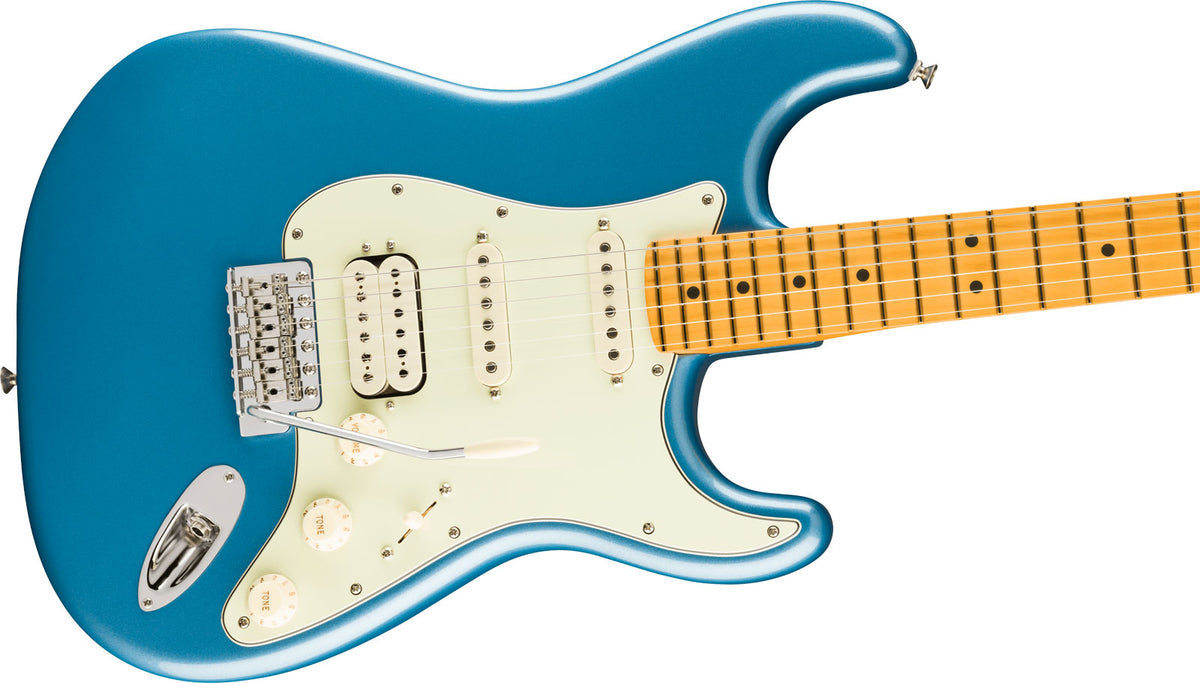 American Professional Classic Stratocaster HSS MN Vervaagd Lake Placid Blue