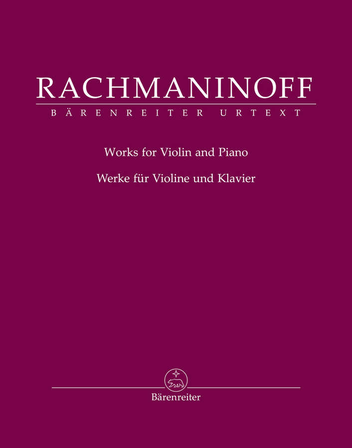 Rachmaninoff Sergei - Works for Violin & Piano