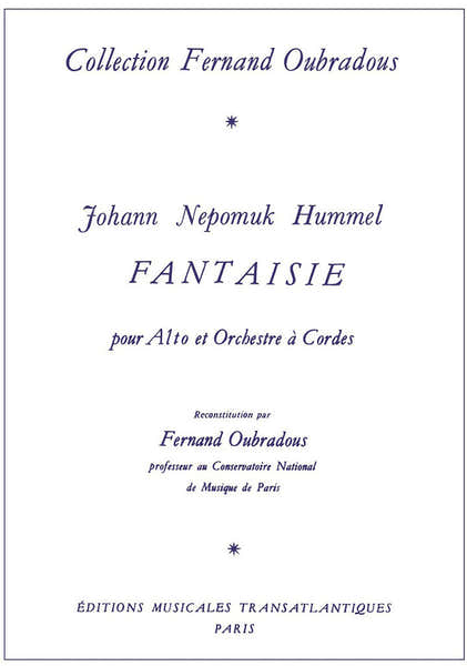 Transatlantiques Fantasie