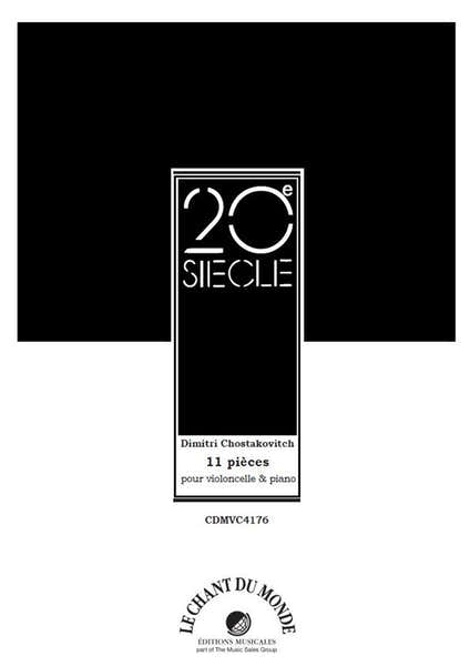 Chant Du Monde 11 Pieces Pour Violoncelle et Piano - Violoncelle & Piano