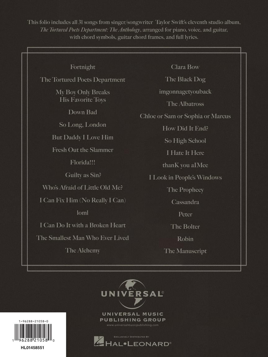 Taylor Swift - The Tortured Poets Department- PVG
