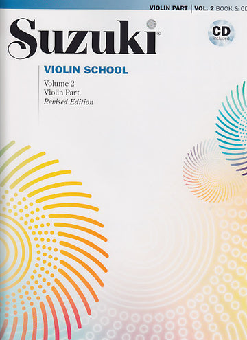 Suzuki Violin School Violin Part Vol.2 + CD - Edition Revisee