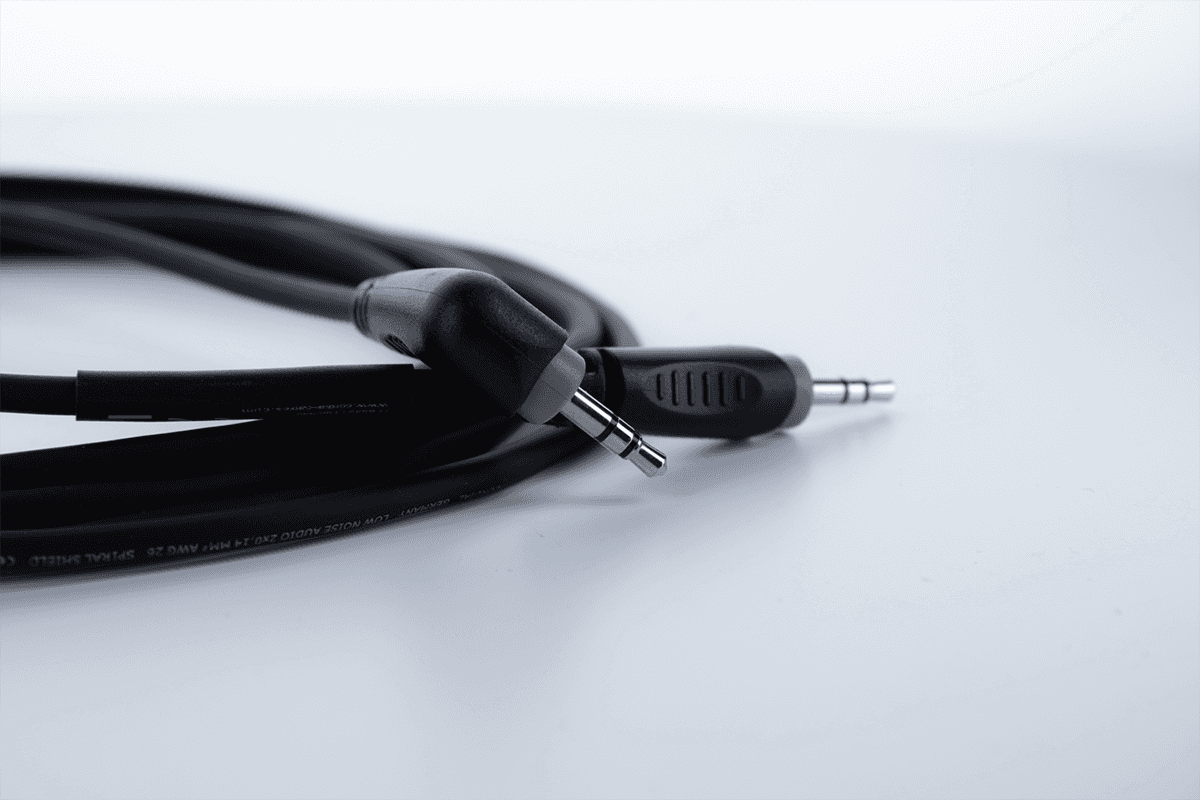 Stereo-Audiokabel Mini-jack Recht /Haaks 50 CM