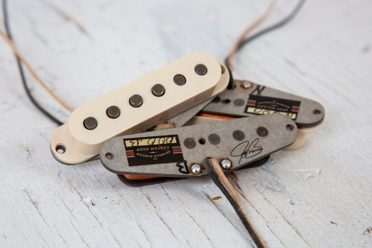 Strat-pickups Custom Shop Joe Bonamassa Greenburst 64