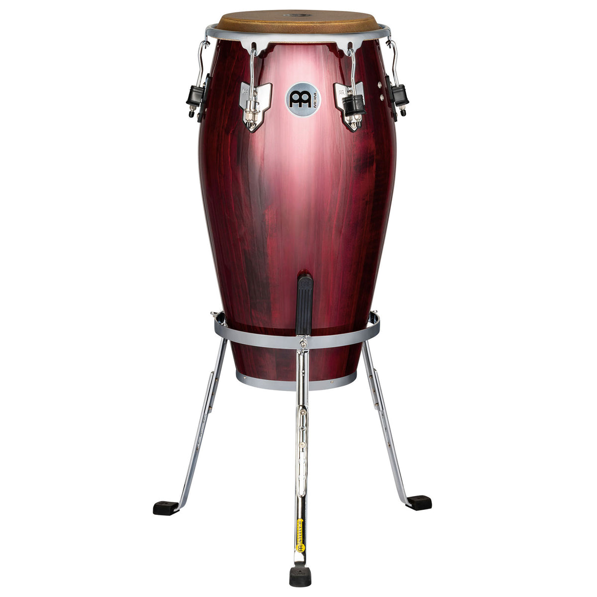 Marathon Exclusive Series Conga 11 3/4" - Wine Red/Chrome HW