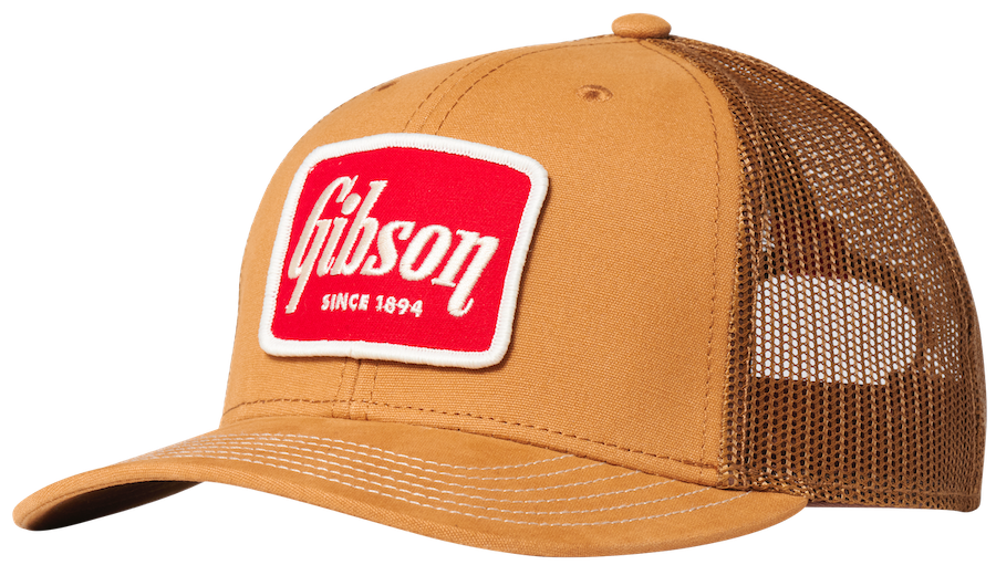 Gibson Accessories Canvas Trucker Tan