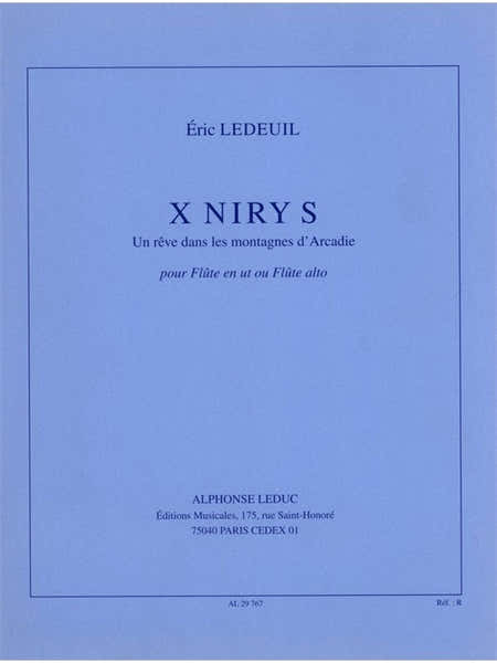 Leduc X Niry S pour flûte en ut ou flûte alto