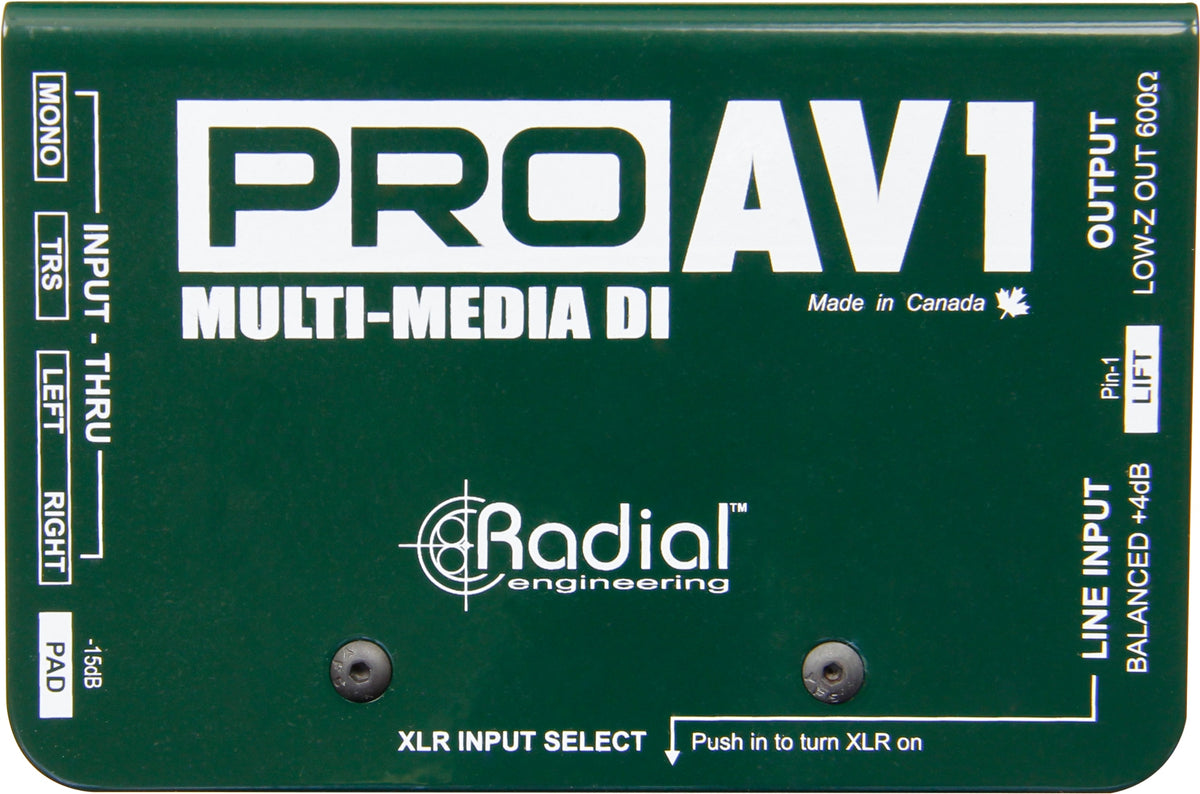 Pro AV1 DI Passieve Multimedia Mono