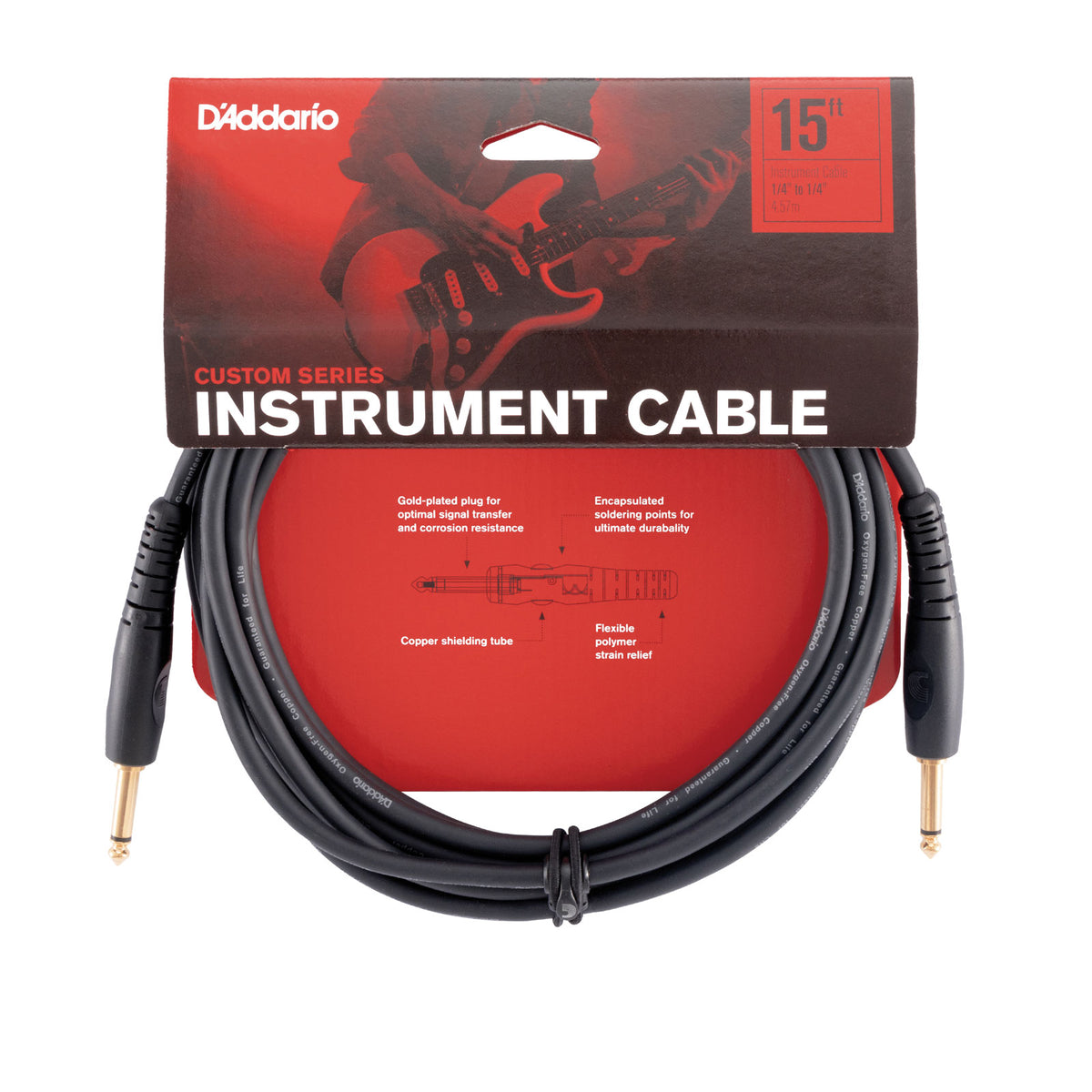 Custom Series Instrumentkabel 15 Feet