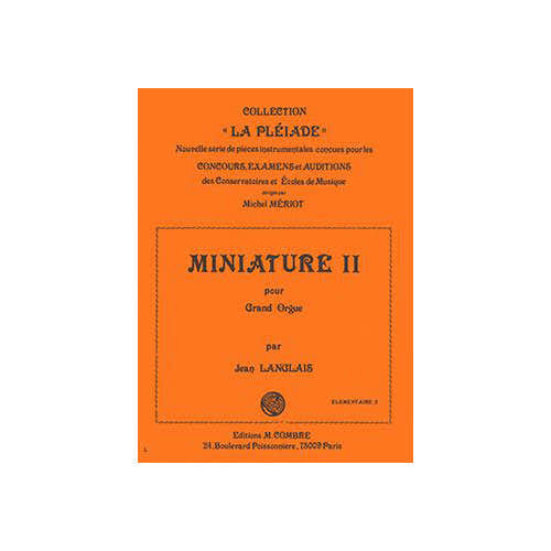 Combre Langlais - Miniature II - Orgue