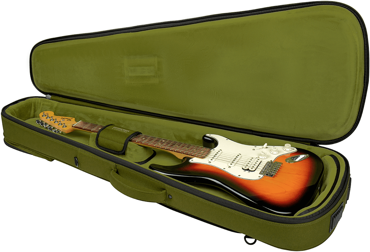 Softcase Voor Elektrische Gitaar Groen - ICON