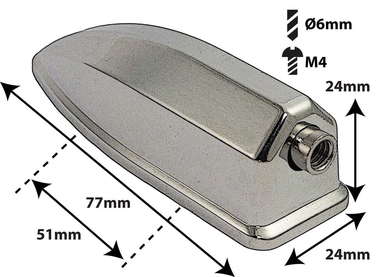 L15BD - BASS DRUM LUG - 51MM (X1)