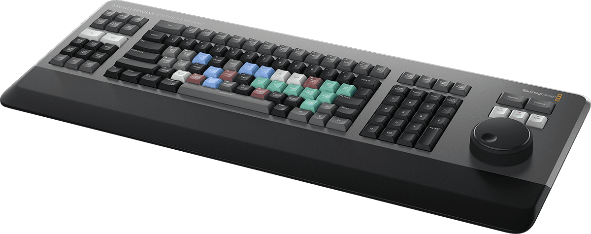 Davinci Resolve-editortoetsenbord