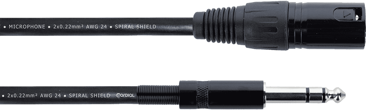Audiokabel XLR Mannelijk / Stereo Jack - 6 M