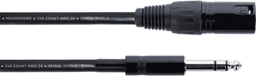 Audiokabel XLR Mannelijk / Stereo Jack - 6 M