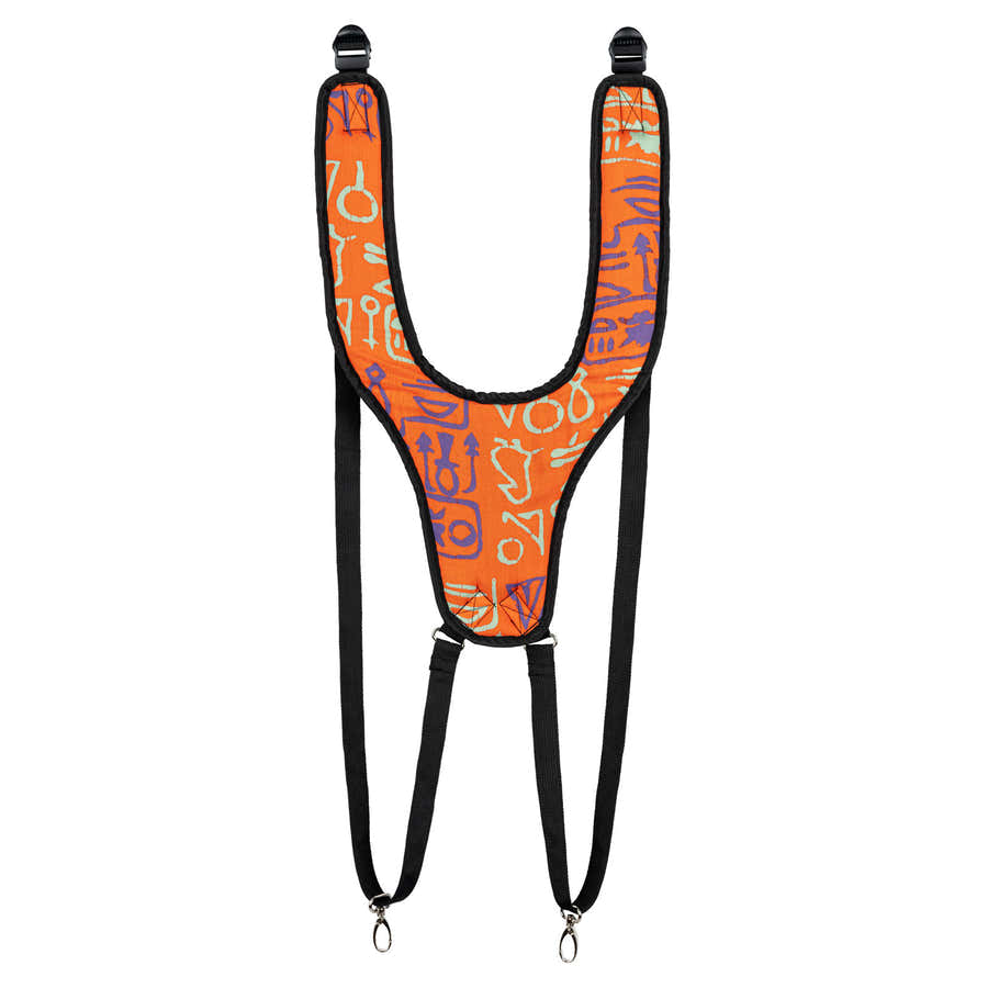 PERCUSSION DESIGNER DJEMBE STRAP PHARAOH'S SCRIPT