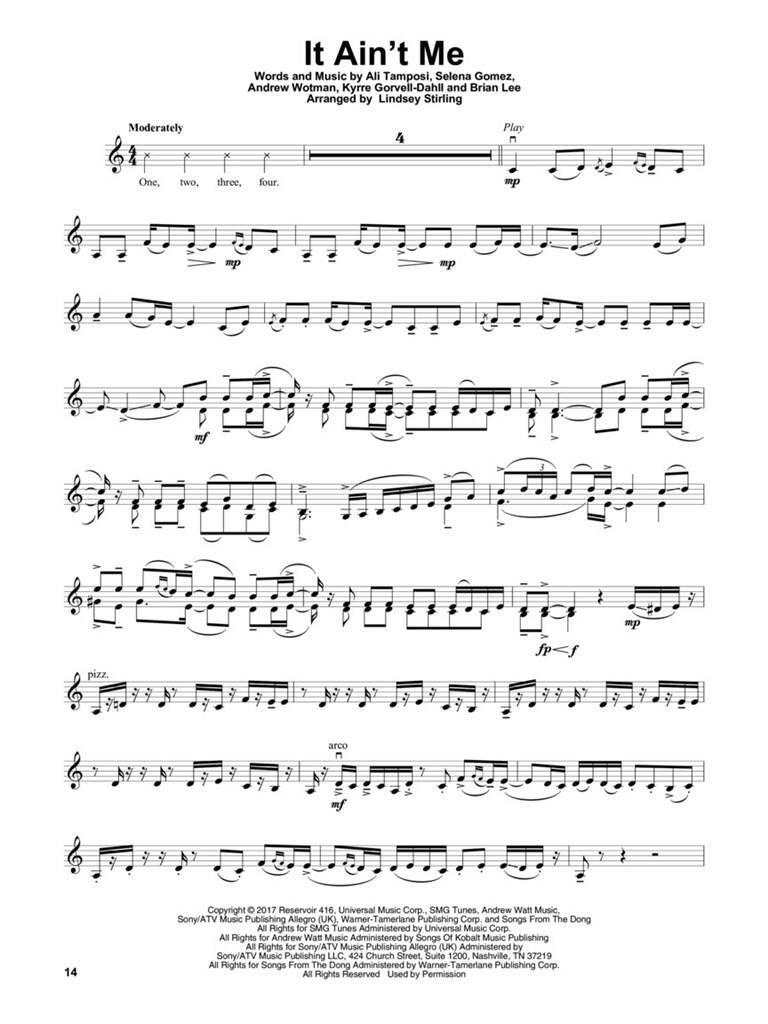 Violin Play Along Vol.79 - Lindsey Stirling - Top Songs