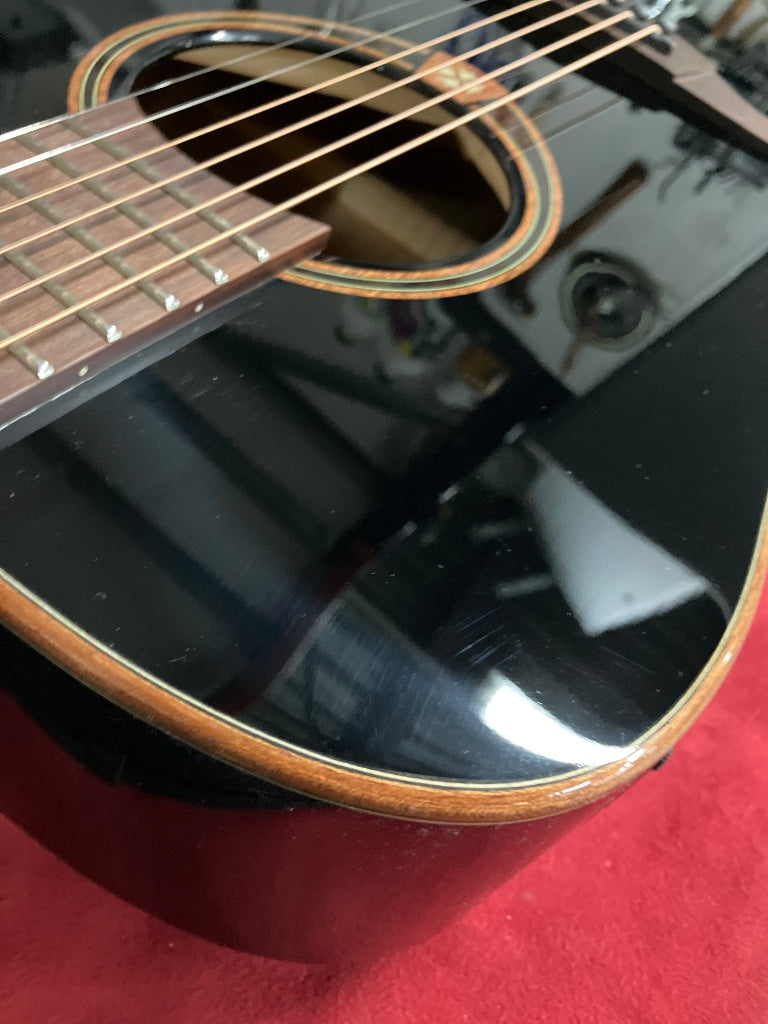 Tramontane T118Dce-Blk Dreadnought Ctw Black - B Stock