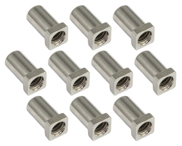 SN-SQ-15S - Schoorsteen 15mm Vierkante Kop - Staal (X10)