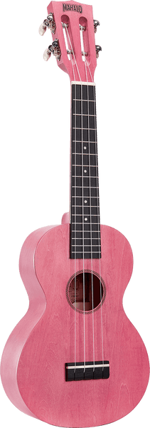Ukulele Island Concert Coral Pink + Hoes