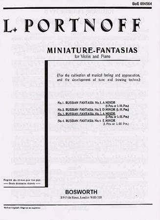 Portnoff L. - Russische fantasie N°3