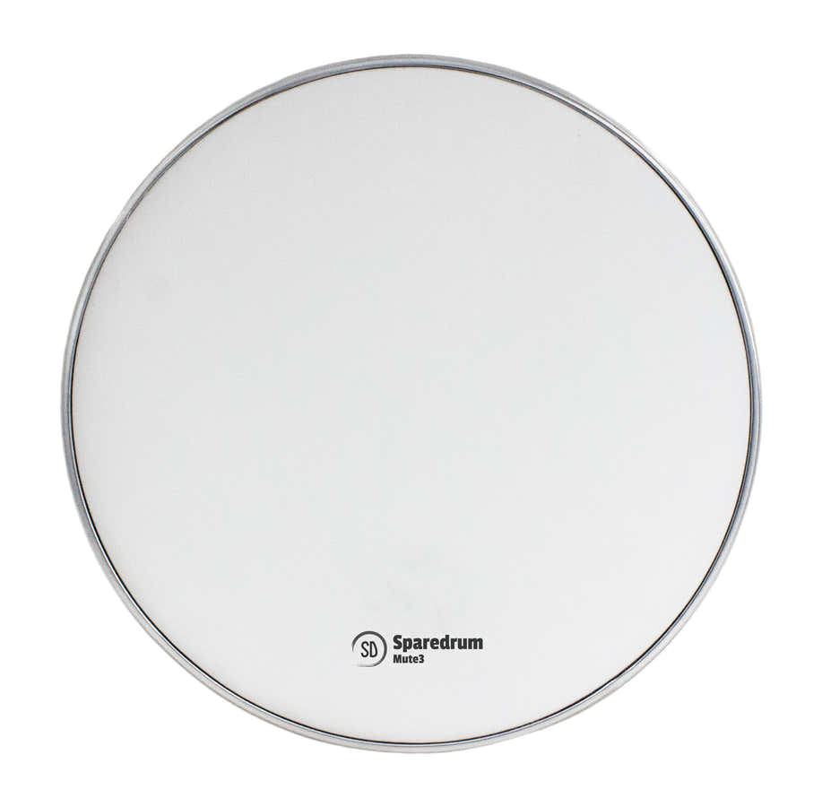 M2W12 - 12" MESH HEAD MUTE 2-PLY - SILENT - WHITE