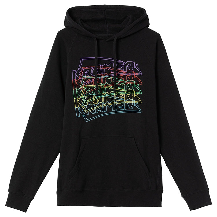 "M" Kramer Neon hoodie (Zwart)