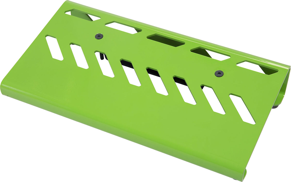 Green aluminum pedalboard