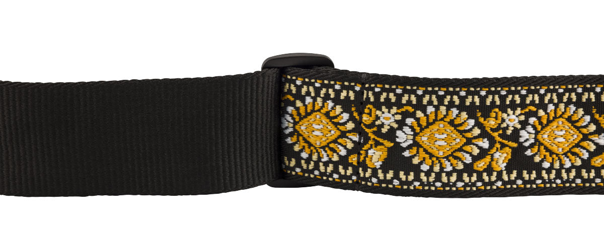 Geweven Riem van Pasadena Gele Lotus 2"