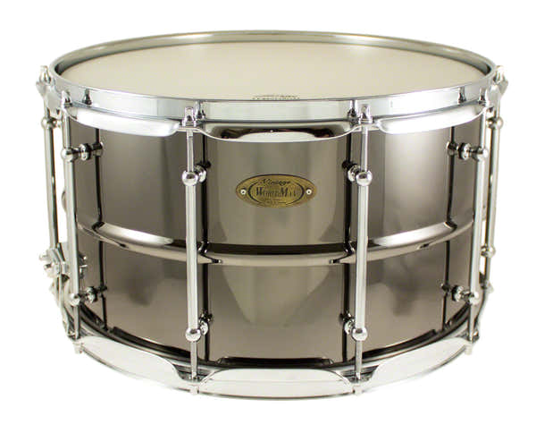 BK-8014SH - BLACK DAWG 14" X 8" SNARE DRUM - BRASS SHELL