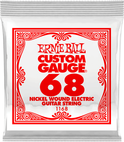 Ernie Ball .068 NICKEL WOUND ELECTRIC GUITAR STRINGS
