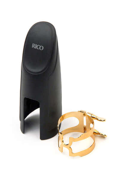 D'addario - Rico H-LIGATURE & CAP BARITONE SAX FOR SELMER-STYLE MOUTHPIECES GOLD-PLATED