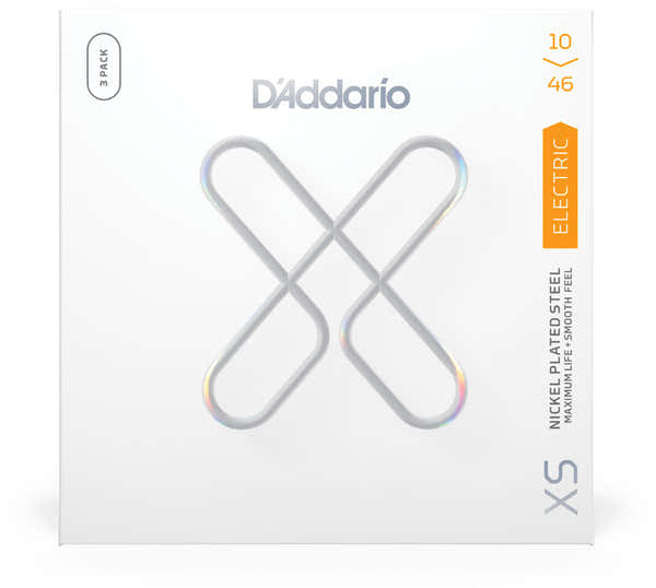 D'ADDARIO XSE1046-3P 10-46 normaal licht XS met nikkel gecoat 3-pack