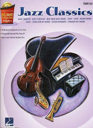 BIG BAND PLAY ALONG VOL.4 JAZZ CLASSICS + CD - TENORSAXOFOON