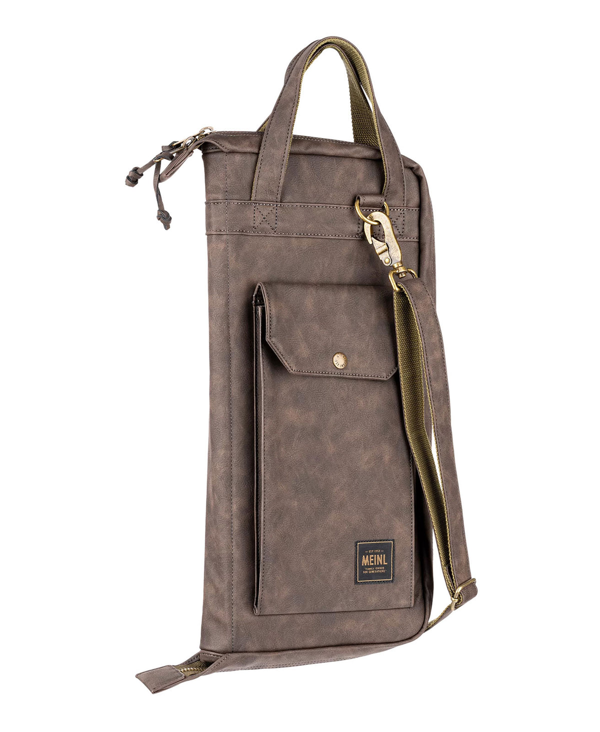 Meinl DRUMSTICKS BAG LEATHERLIKE BROWN