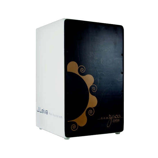 J Leiva Percussion CAJON ZOCO 2.0 BLACK AND WHITE