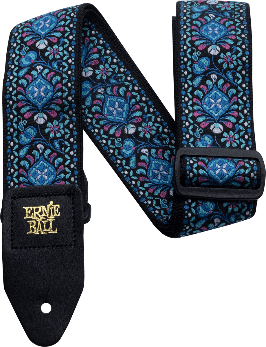 Ernie Ball INDIGO ORCHID JACQUARD GUITAR STRAP