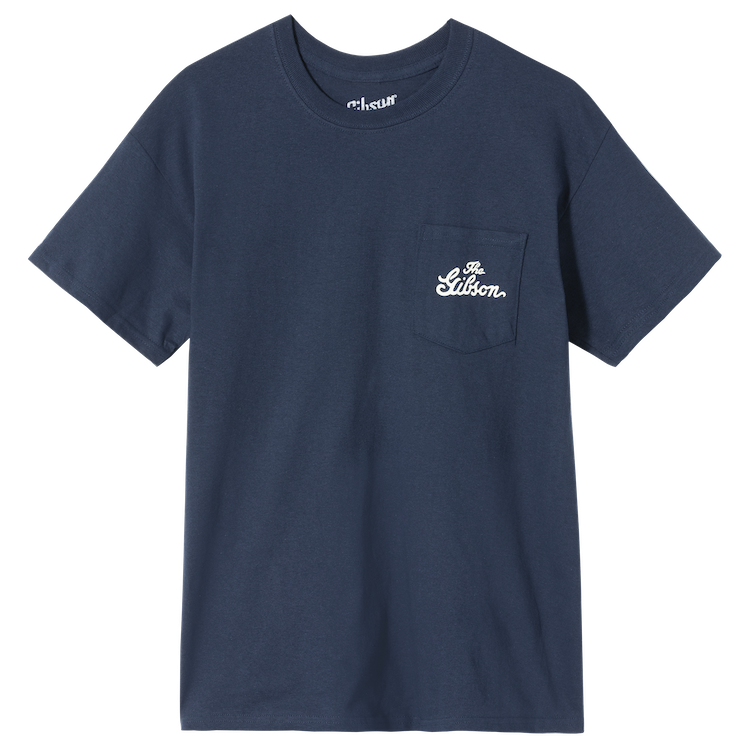"L" Premium Instruments T-shirt marineblauw