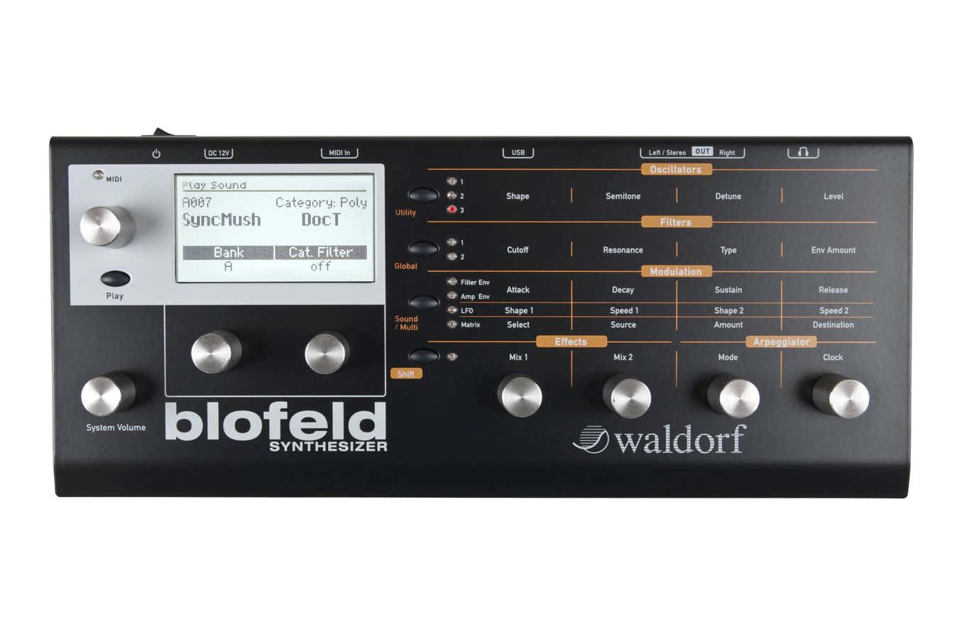 BLOFELD DESKTOP BLACK