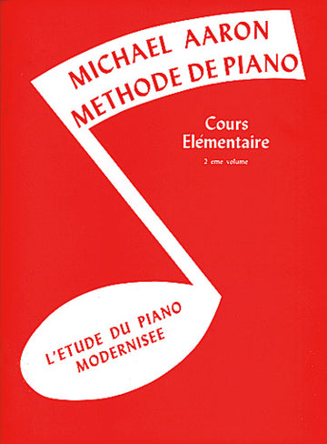 Aaron - Cours Elementaire - Vol.2 - Piano