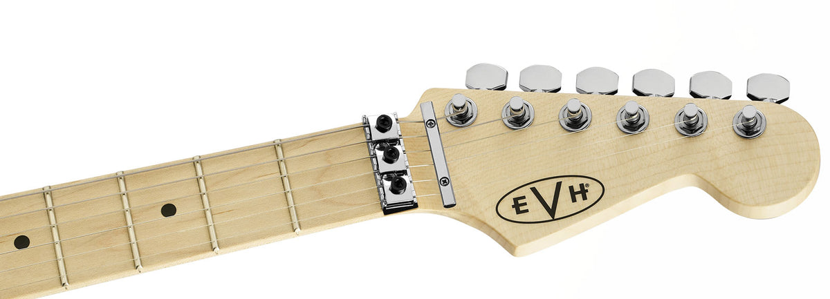 EVH Striped Series Shapes, MN Wit en Zwart