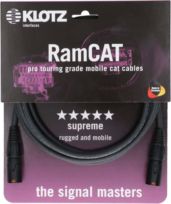 RAMCAT5 Kabel 1 M Zwart Etn - Etn