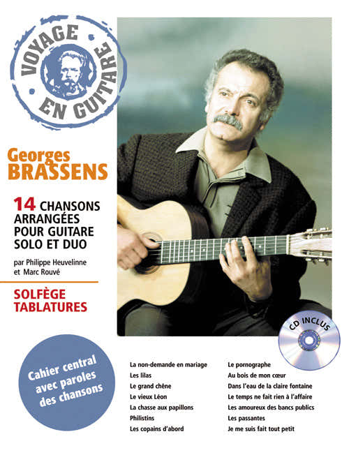 Brassens Georges - Reis met de Gitaar + CD
